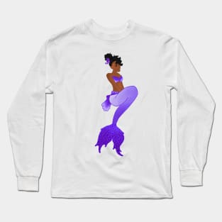 Purple Mermaid V2 Long Sleeve T-Shirt